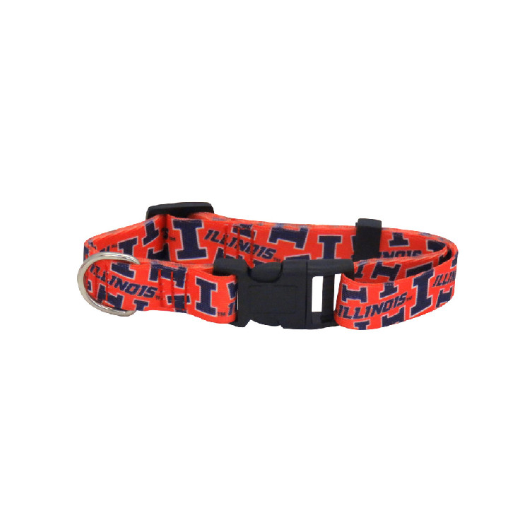 Illinois Fighting Illini Pet Collar Size S