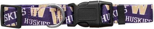 Little Earth Washington Huskies Pet Collar Size M -