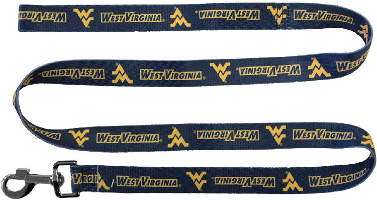 West Virginia Mountaineers Pet Leash 1x60