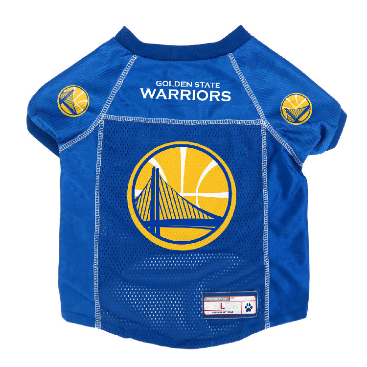 Golden State Warriors Pet Jersey Size L