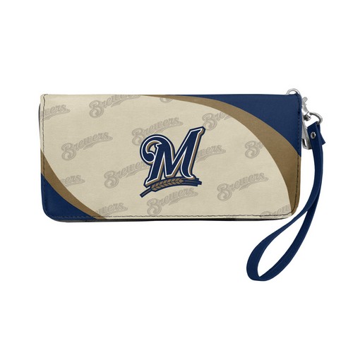 Little Earth Milwaukee Brewers Wallet Curve Organizer Style