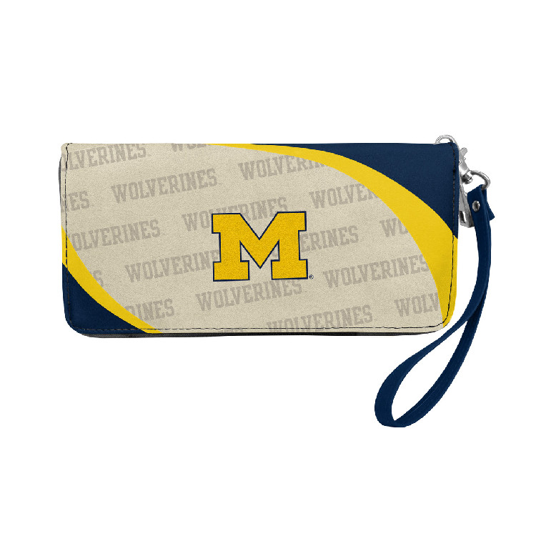 Michigan Wolverines Wallet Curve Organizer Style