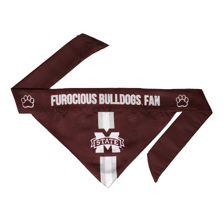 Mississippi State Bulldogs Pet Bandanna Size XL