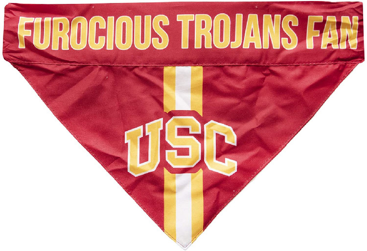 USC Trojans Pet Bandanna Size XL