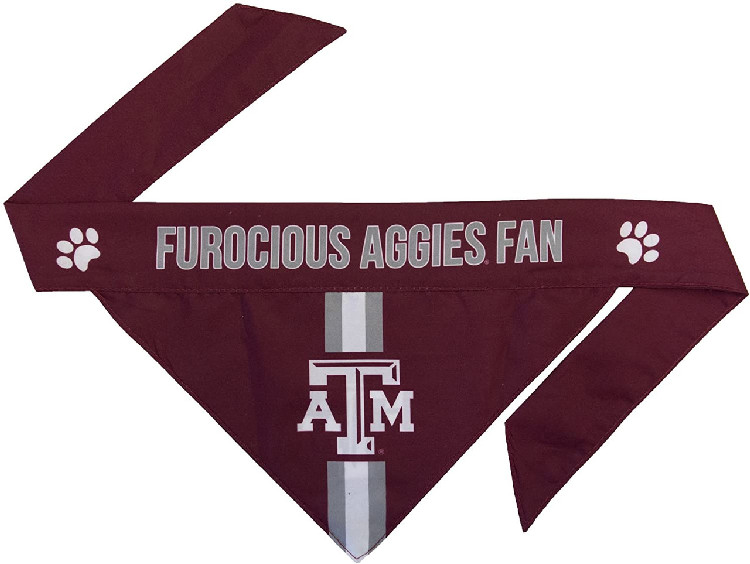 Texas A&M Aggies Pet Bandanna Size S