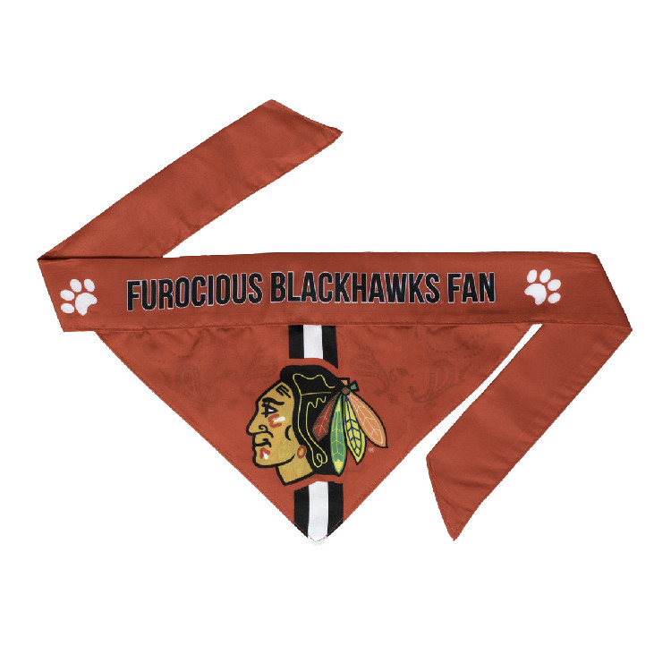 Chicago Blackhawks Pet Bandanna Size XS