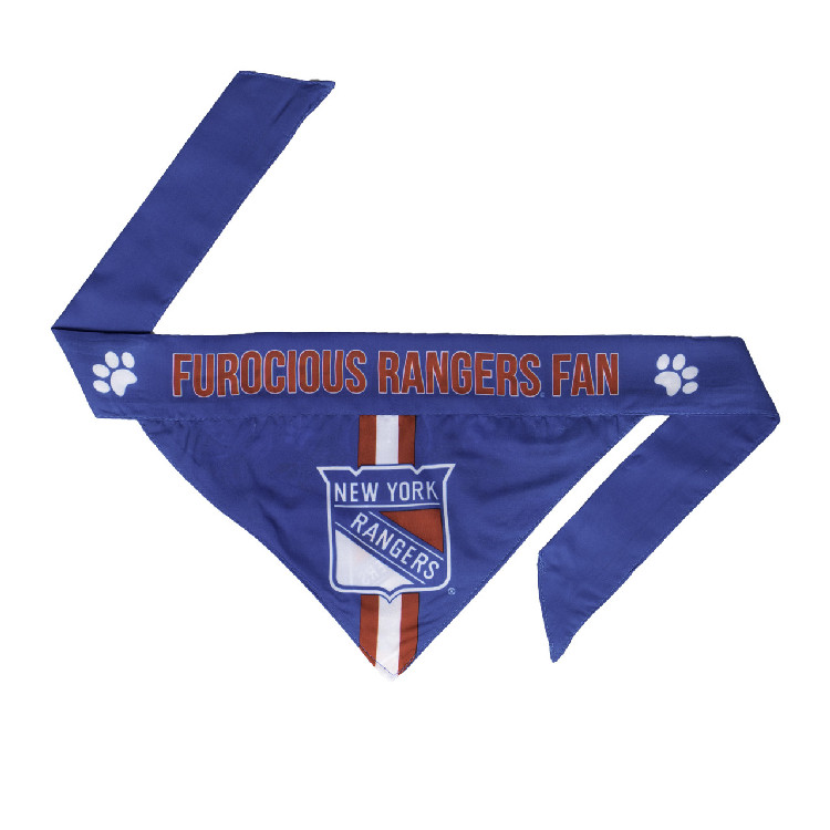 New York Rangers Pet Bandanna Size S