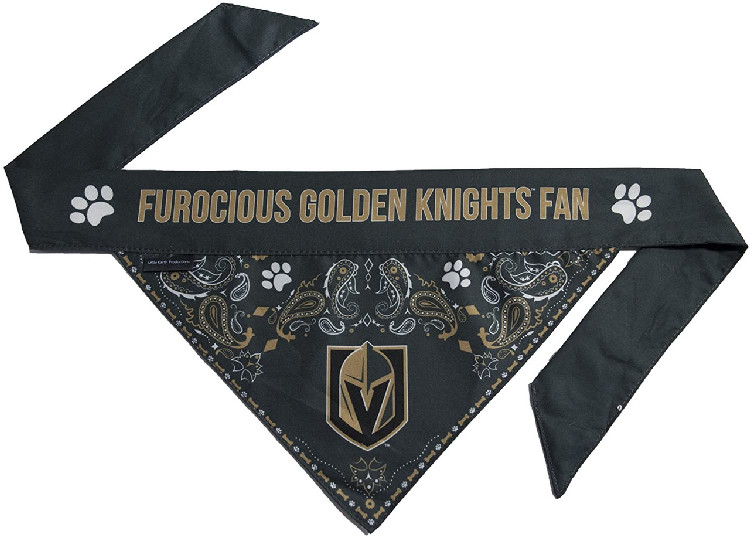 Vegas Golden Knights Pet Bandanna Size S