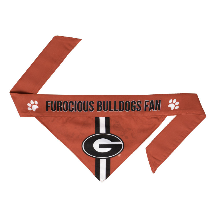 Georgia Bulldogs Pet Bandanna Size M