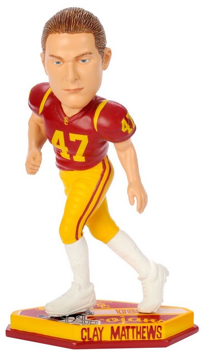 USC Trojans Clay Matthews Forever Collectibles Thematic Base Bobblehead