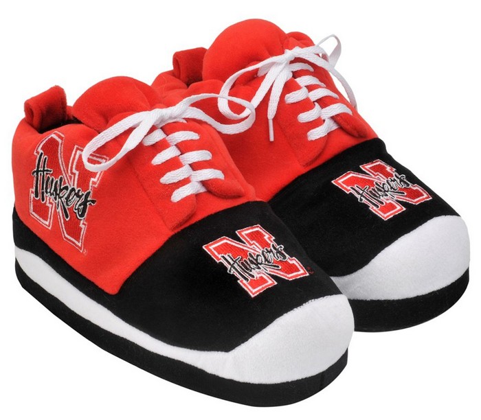 Forever Collectibles Nebraska Cornhuskers Slippers - Mens Sneaker (12 pc case) CO