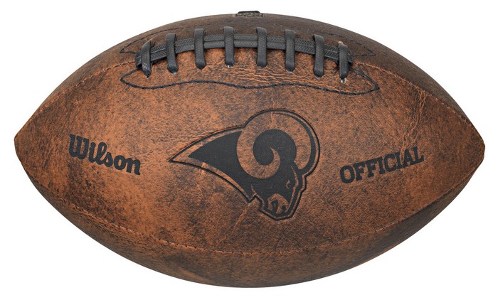 Los Angeles Rams Football - Vintage Throwback - 9 Inches