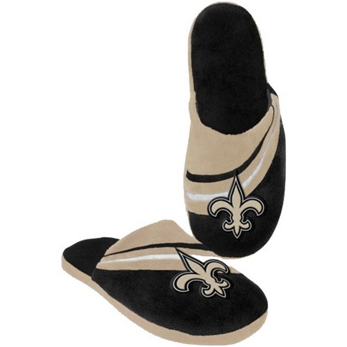 New Orleans Saints Slipper - Big Logo Stripe - (12pc Case) CO