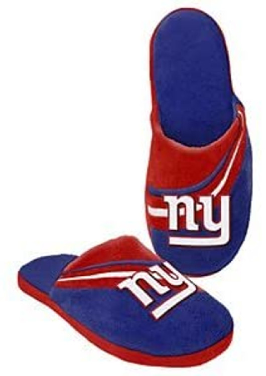 New York Giants Slipper - Big Logo Stripe (1 Pair) - L CO