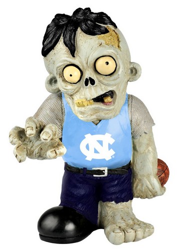 Forever Collectibles North Carolina Tar Heels Zombie Figurine CO