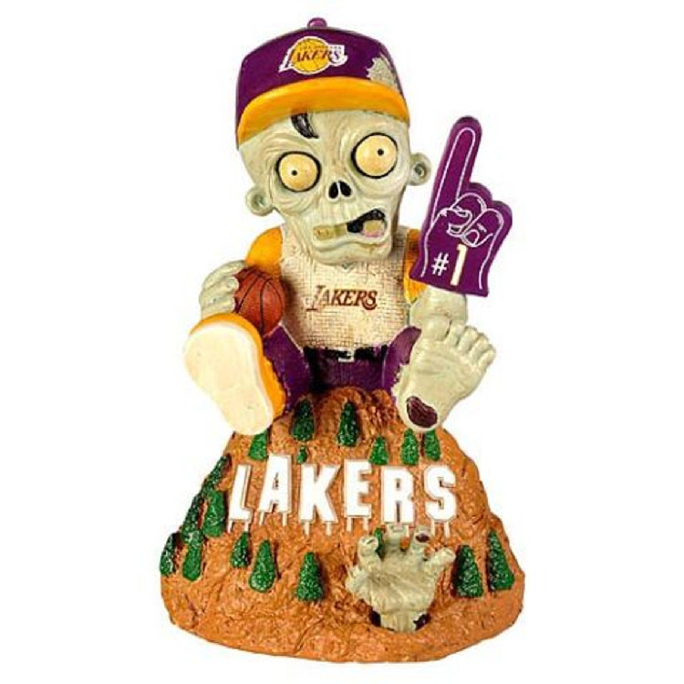 Los Angeles Lakers Zombie Figurine - On Logo CO