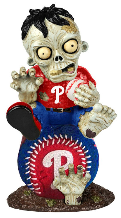 Philadelphia Phillies Zombie Figurine - On Logo CO