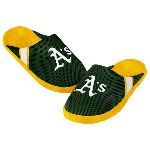 Forever Collectibles Oakland Athletics Jersey Slippers - 12pc Case CO