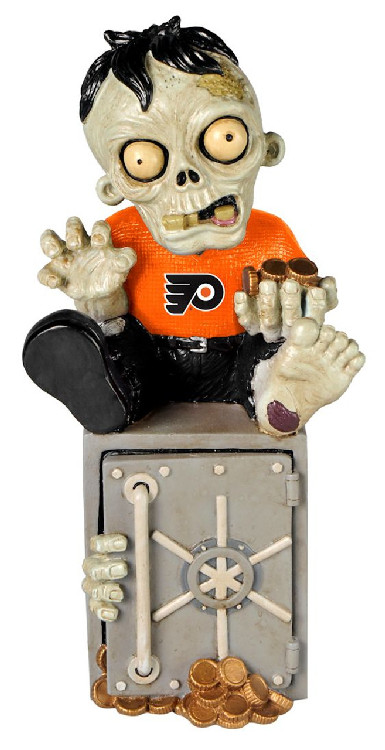 Philadelphia Flyers Zombie Figurine Bank CO