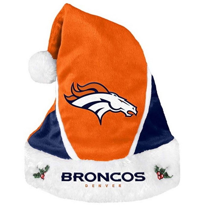 Denver Broncos Santa Hat Colorblock