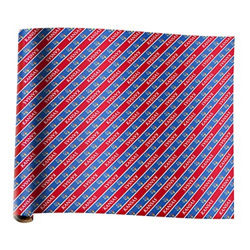 Forever Collectibles Kansas Jayhawks Wrapping Paper Roll Team