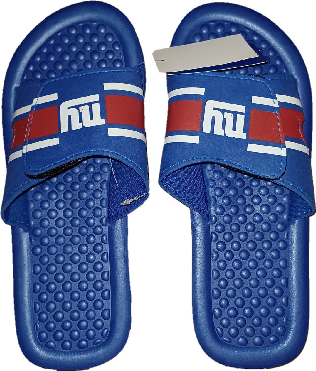 New York Giants Men Stripe Sport Slide - (1 Pair) - M