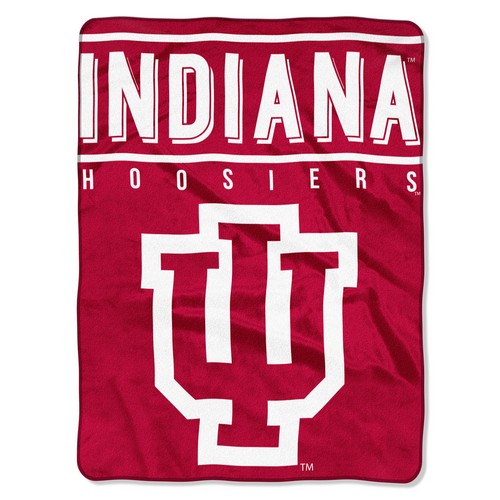 Northwest Company Indiana Hoosiers Blanket 60x80 Raschel Basic Design