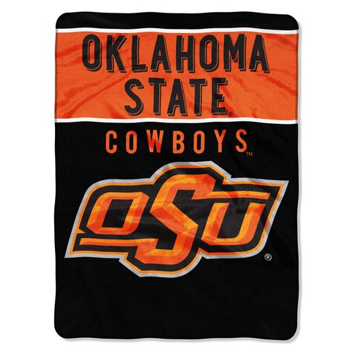 Oklahoma State Cowboys Blanket 60x80 Raschel Basic Design