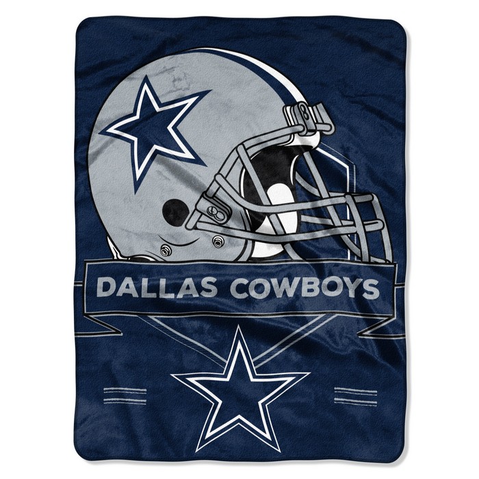 Dallas Cowboys Blanket 60x80 Raschel Prestige Design