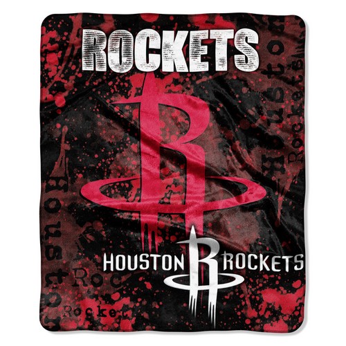 Northwest Company Houston Rockets Blanket 50x60 Raschel Drop Down Design