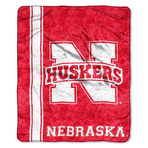 Northwest Company Nebraska Cornhuskers Blanket 50x60 Sherpa Jersey Design