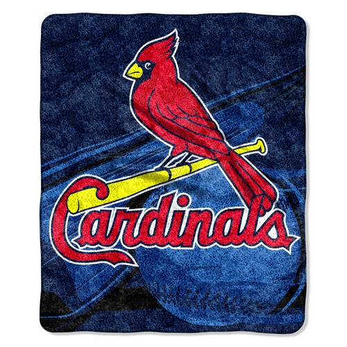 Northwest Company St. Louis Cardinals Blanket 50x60 Sherpa Big Stick Design