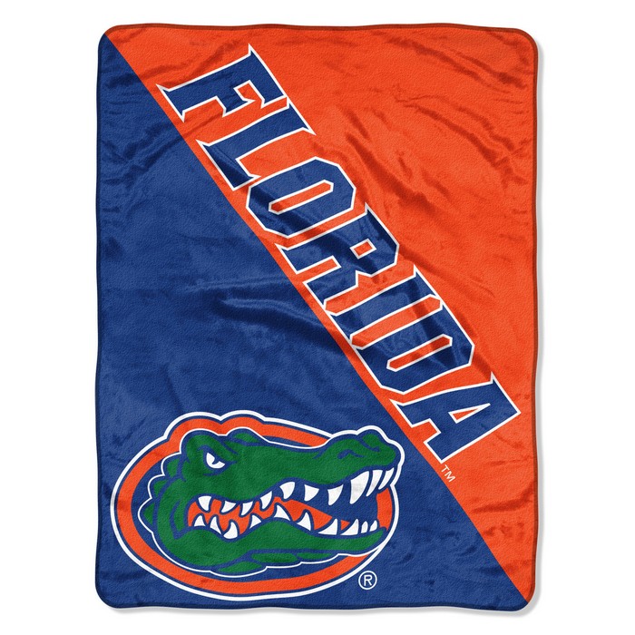 Northwest Company Florida Gators Blanket 46x60 Micro Raschel Halftone Design Rolled