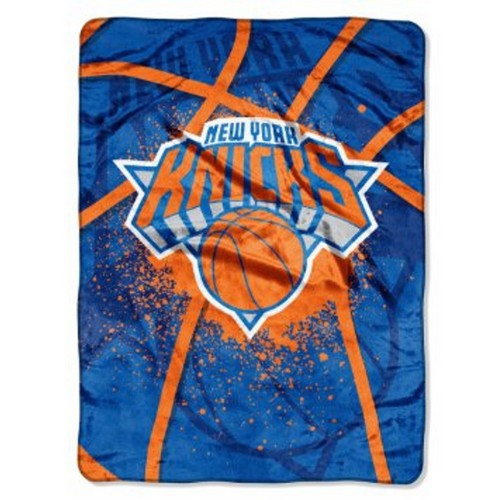 New York Knicks Blanket 60x80 Raschel Shadow Play Design
