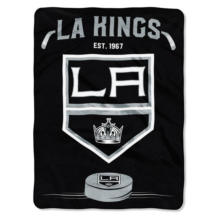 Los Angeles Kings Blanket 60x80 Raschel Inspired Design