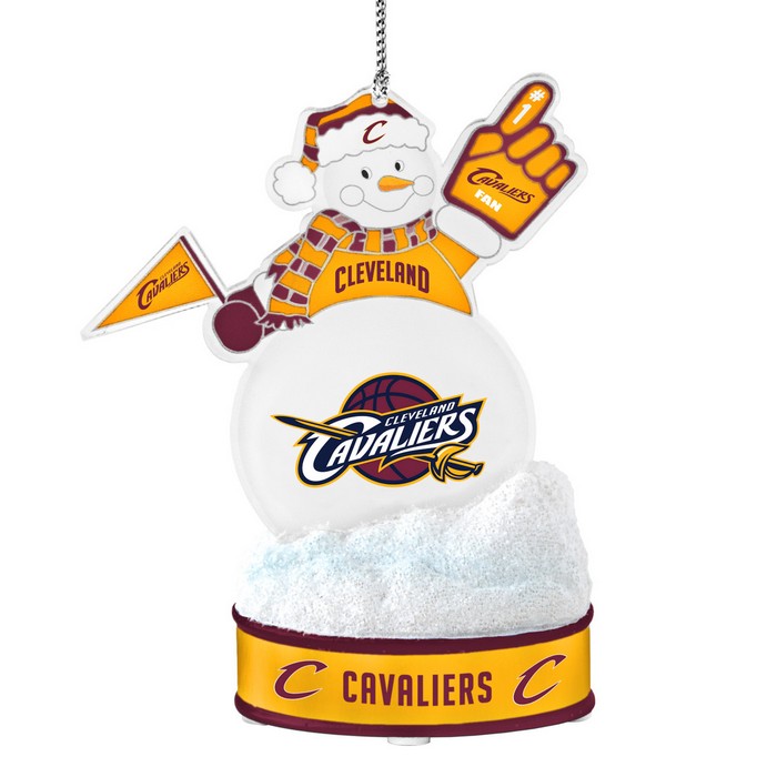 Cleveland Cavaliers Ornament LED Snowman