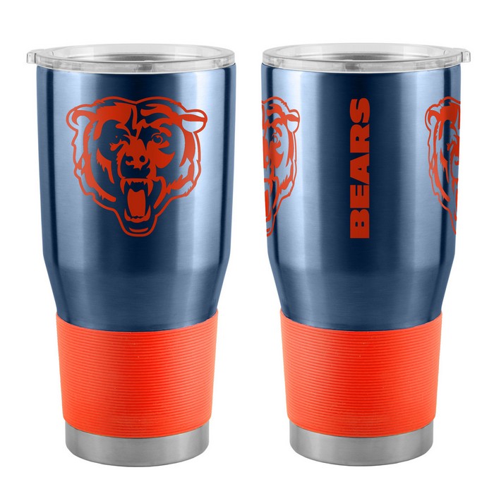 Chicago Bears Travel Tumbler 30oz Ultra Navy