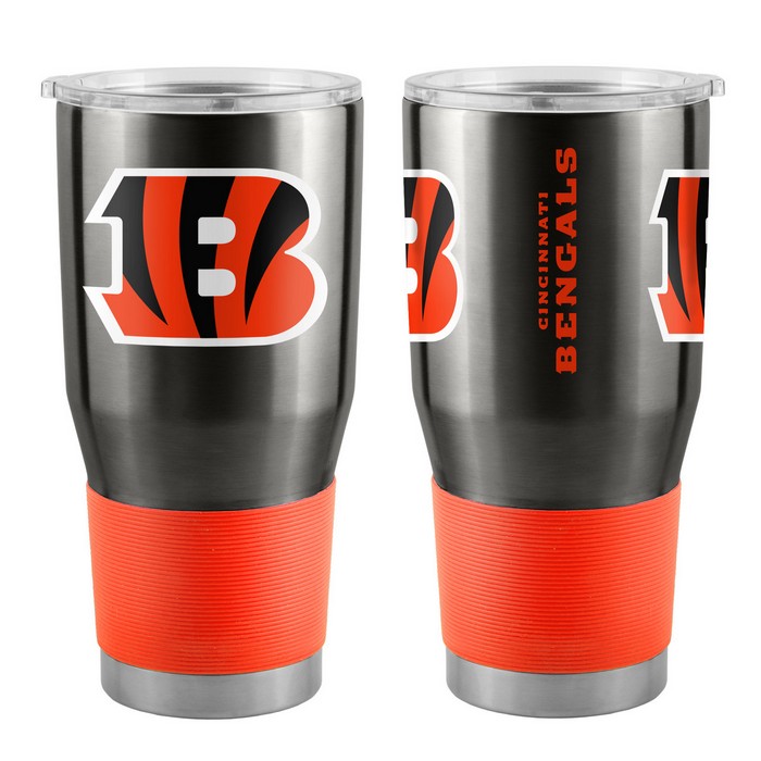 Cincinnati Bengals Travel Tumbler 30oz Ultra Black