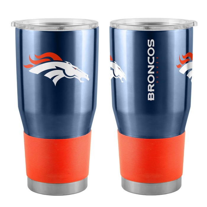 Denver Broncos Travel Tumbler 30oz Ultra Navy