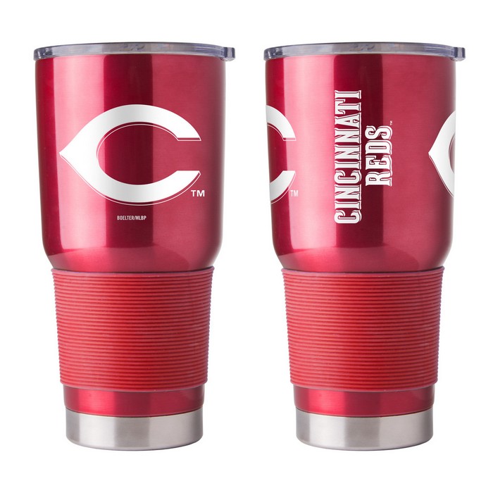 Cincinnati Reds Travel Tumbler 30oz Ultra Red