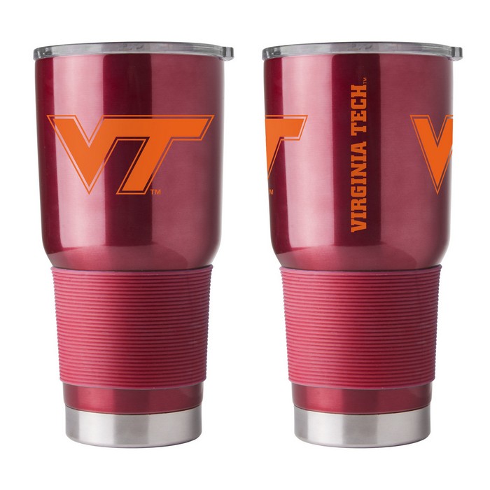 Virginia Tech Hokies Travel Tumbler 30oz Ultra Burgundy