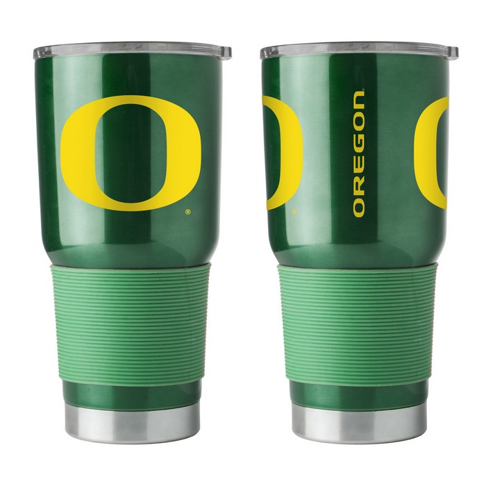 Oregon Ducks Travel Tumbler 30oz Ultra Green