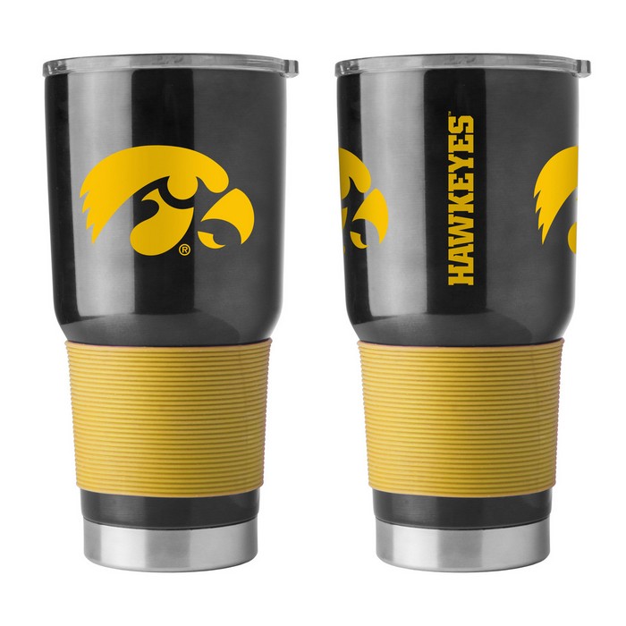 Iowa Hawkeyes Travel Tumbler 30oz Ultra Black