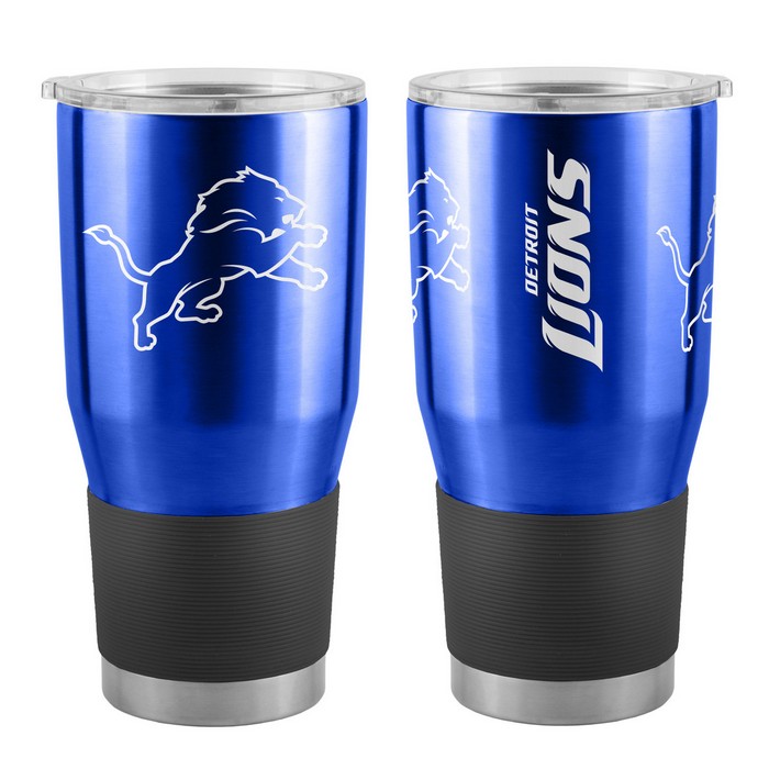 Detroit Lions Travel Tumbler 30oz Ultra Blue