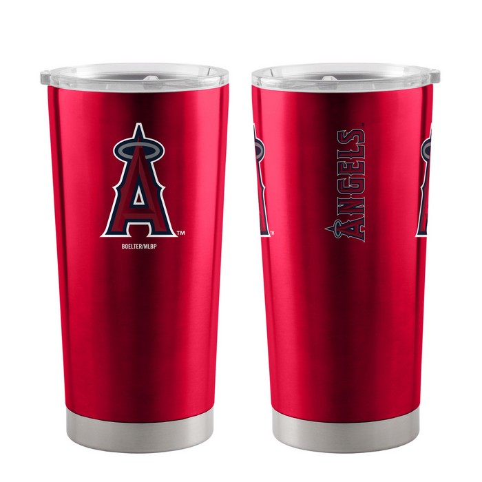 BOELTER Los Angeles Angels Travel Tumbler 20oz Ultra Red -