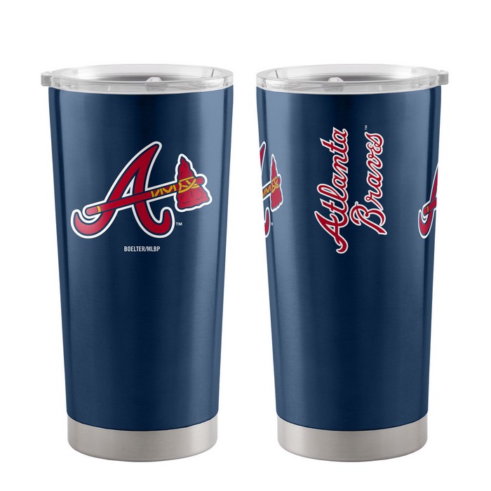 BOELTER Atlanta Braves Travel Tumbler 20oz Ultra Blue -