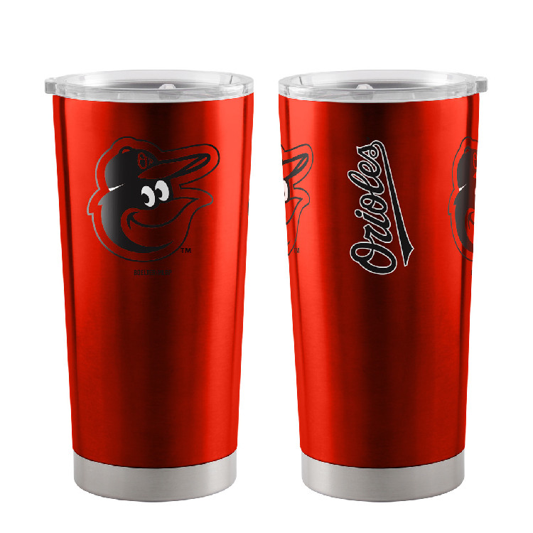 Baltimore Orioles Travel Tumbler 20oz Ultra Orange