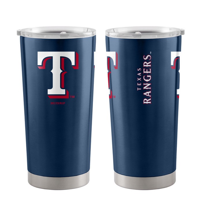 BOELTER Texas Rangers Travel Tumbler 20oz Ultra Blue -