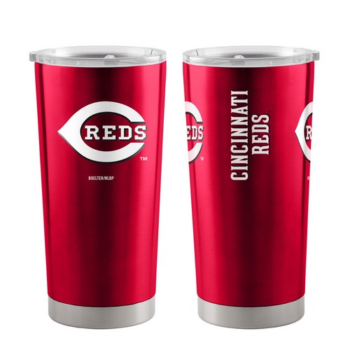 BOELTER Cincinnati Reds Travel Tumbler 20oz Ultra Red