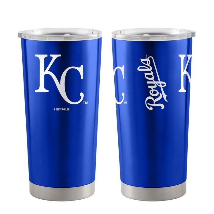 BOELTER Kansas City Royals Travel Tumbler 20oz Ultra Blue